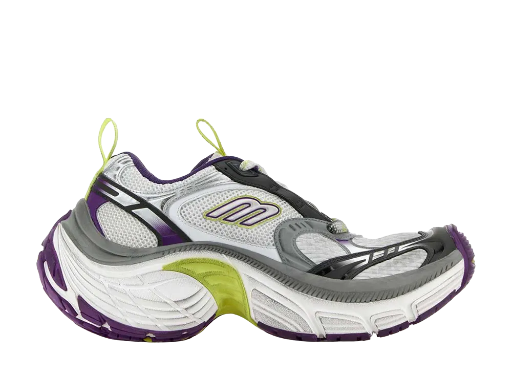 BALENCIAGA Women's Mesh And Rubber 6XL Sneakers "White"