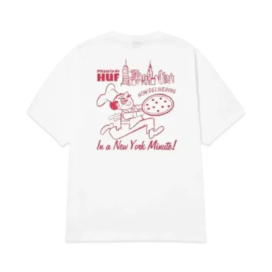 HUF Summer Splash Collection NY Delivery Tee "White"