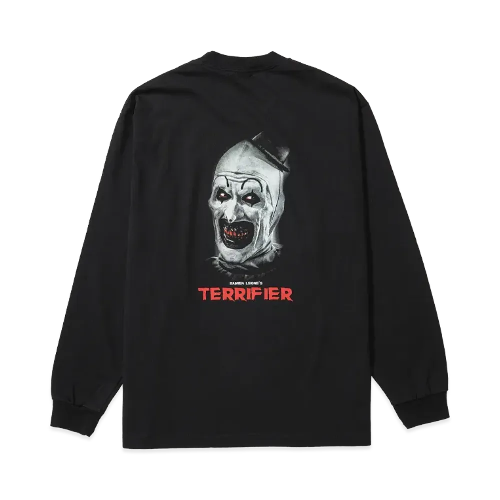 WACKO MARIA x Terrifier Washed Heavy Weight Long Sleeve T-Shirt "Black"