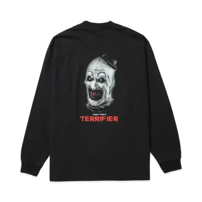 WACKO MARIA x Terrifier Washed Heavy Weight Long Sleeve T-Shirt "Black"