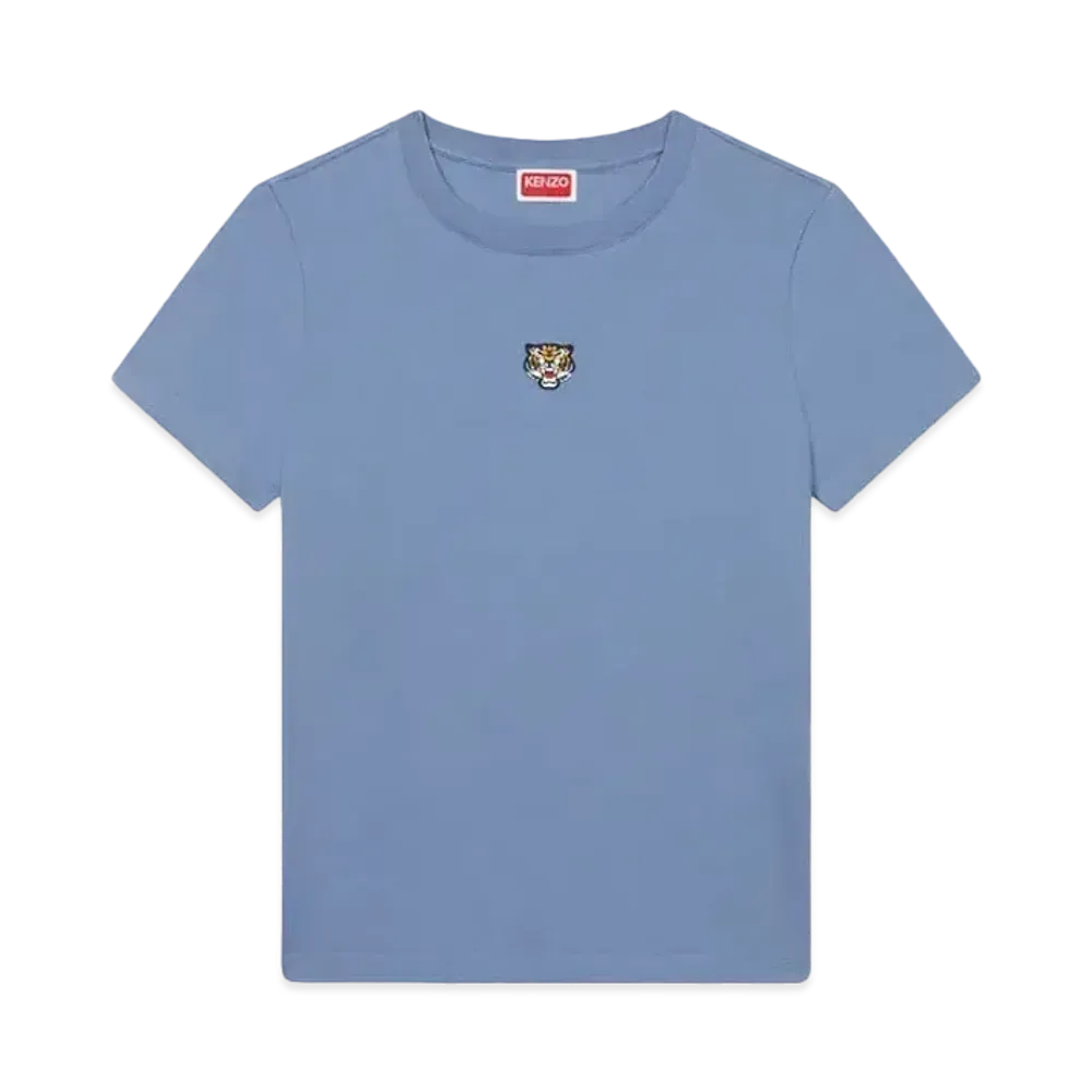 KENZO 'LUCKY TIGER' Embroidered Classic T-shirt "Blue"