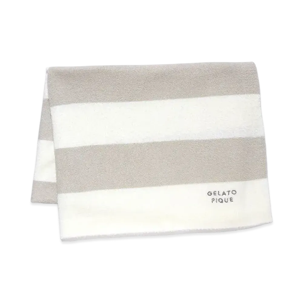 GELATO PIQUE Smoothie 2 Border Blanket "Light Gray"
