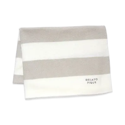 GELATO PIQUE Smoothie 2 Border Blanket "Light Gray"