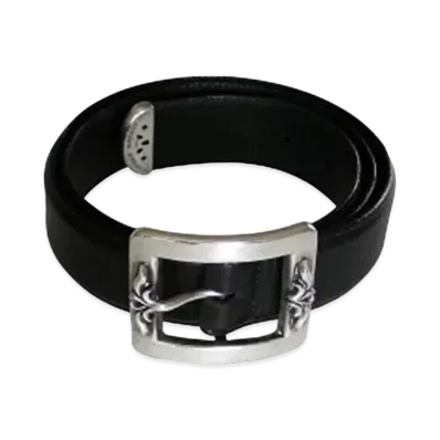 Chrome Hearts BLT 3PC OTJ Leather Belt "Black"