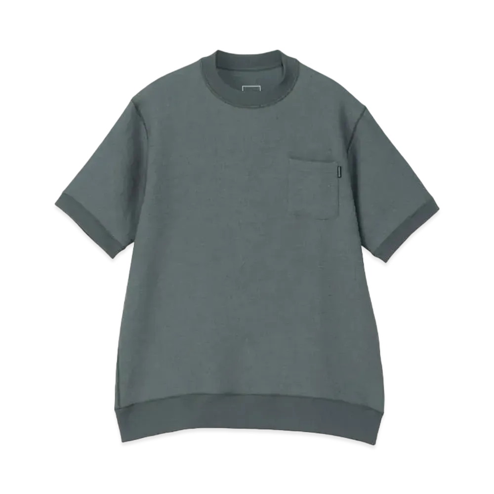 The North Face Short Sleeve Comfortable Waffle Crew "Spruce Green"