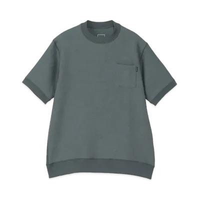 The North Face Short Sleeve Comfortable Waffle Crew "Spruce Green"