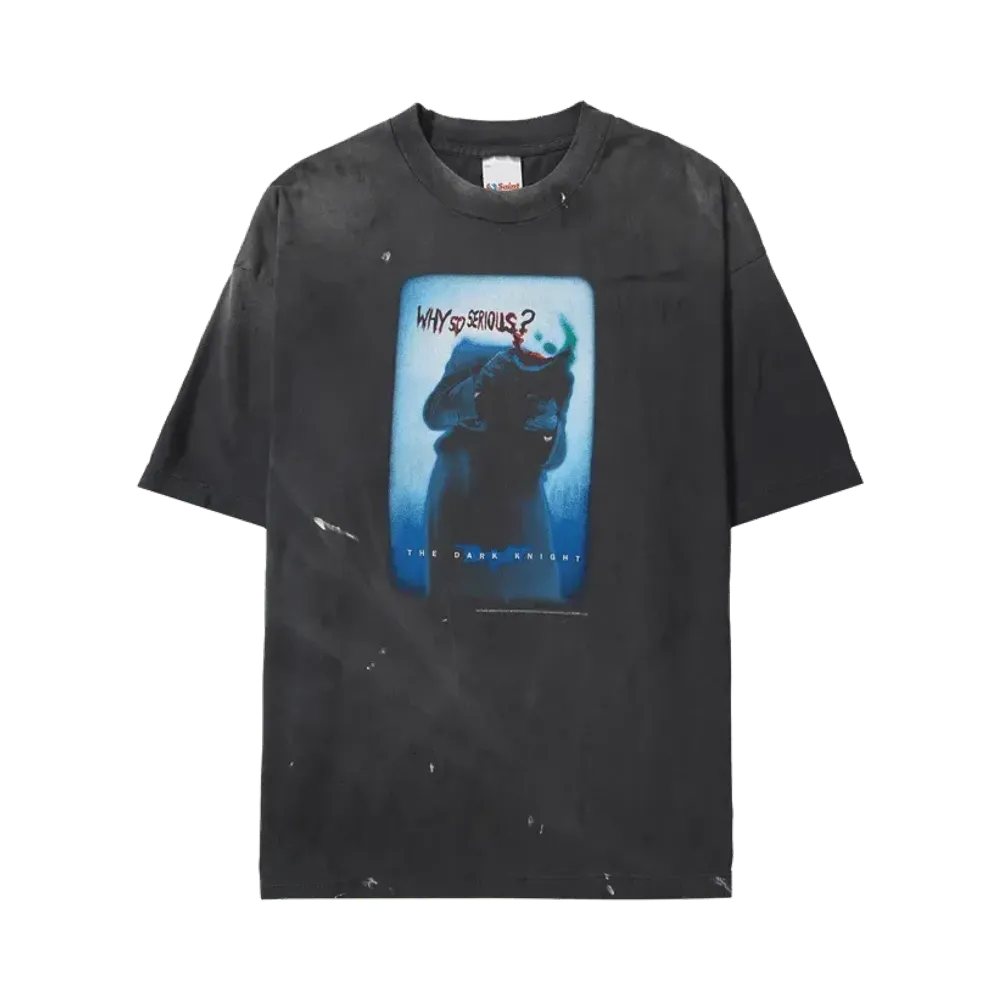 SAINT Mxxxxxx x Batman BTM_SS Tee_Lip "Black"