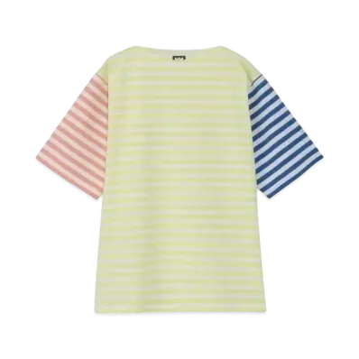 HELLY HANSEN x agnes b. Marine Border Tee "Agnes Yellow"