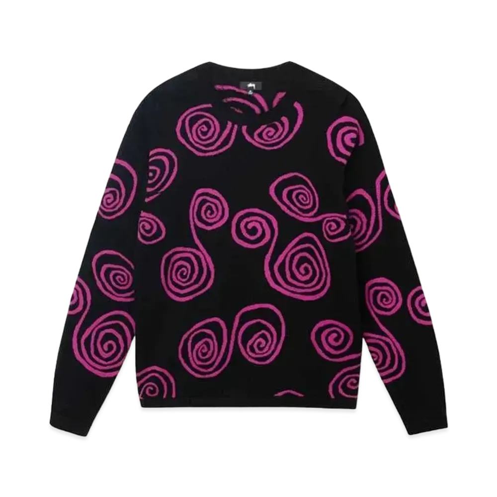 Stussy Hand Drawn S Sweater "Black"
