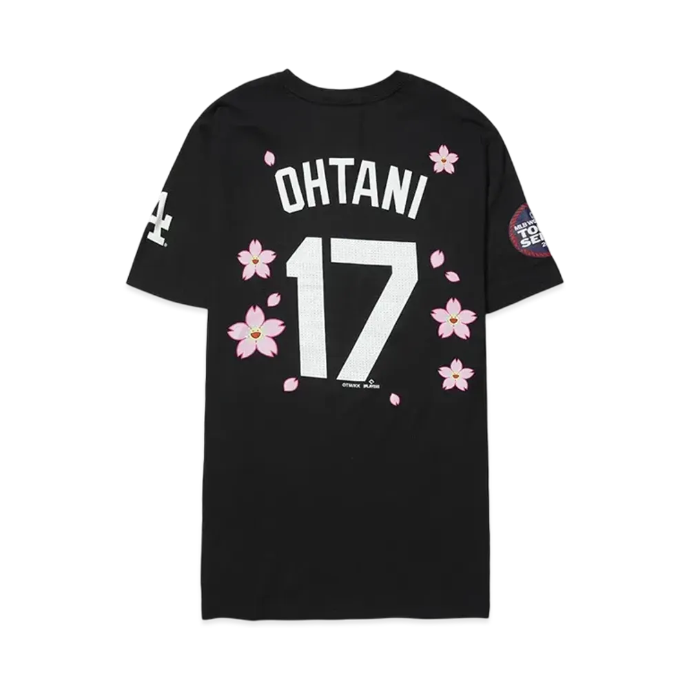 Takashi Murakami x MLB World Tour Tokyo Series 2025 Shohei Ohtani Dodgers SS Tee "Black"