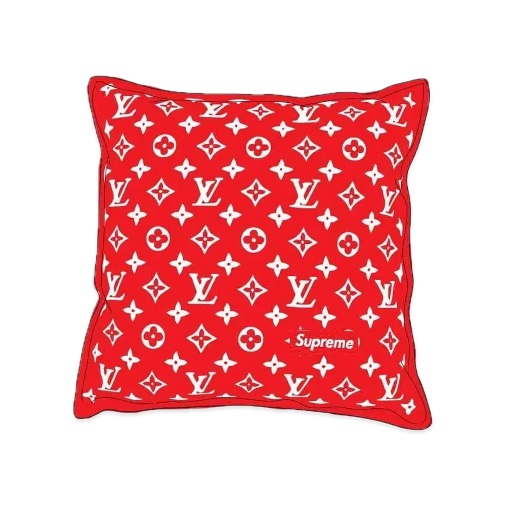 Supreme x Louis Vuitton Monogram Pillow "Red"