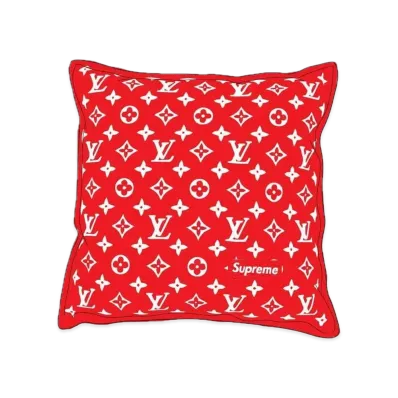 Supreme x Louis Vuitton Monogram Pillow "Red"
