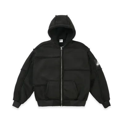 PALACE Patch Me Up Shearling Jacket "Black"