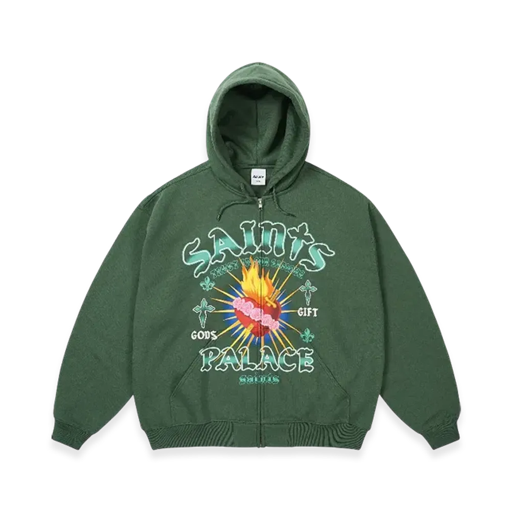 PALACE Gods Gift Zip Hood "Green"