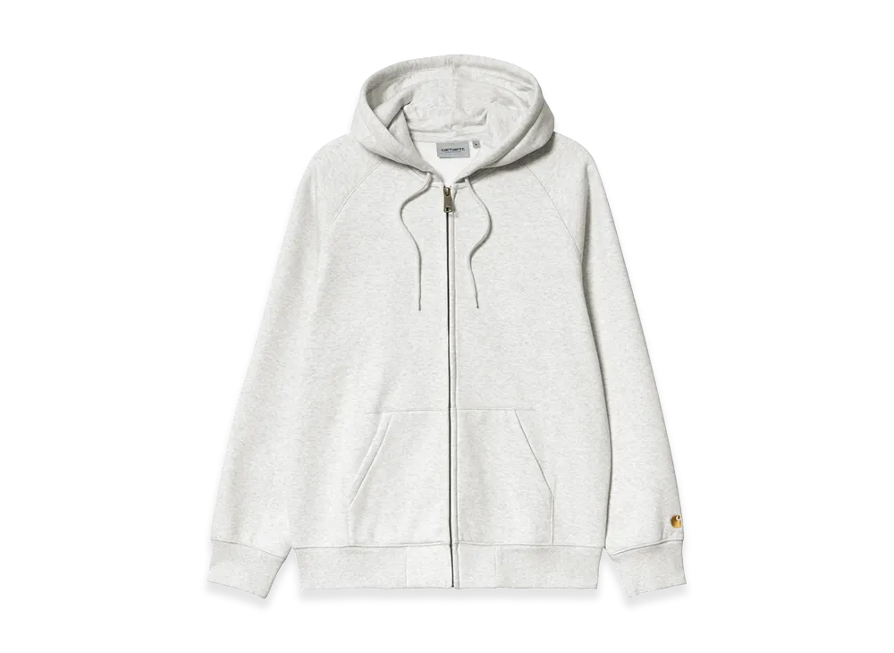 Carhartt WIP Hooded Chase Jacket "Ash Heather/Gold"
