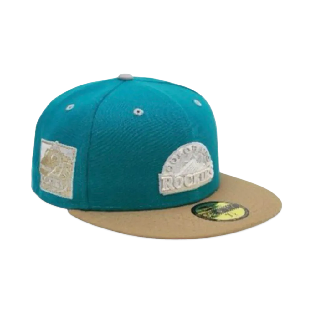 NEW ERA x THE CAP 59Fifty Lake Mirror TOKOROZAWA EXCLUSIVE Colorado Rockies "Blue/Beige"