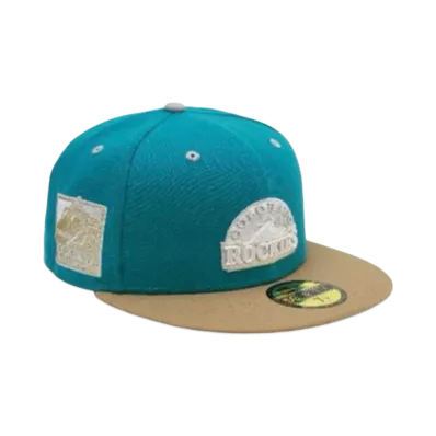 NEW ERA x THE CAP 59Fifty Lake Mirror TOKOROZAWA EXCLUSIVE Colorado Rockies "Blue/Beige"