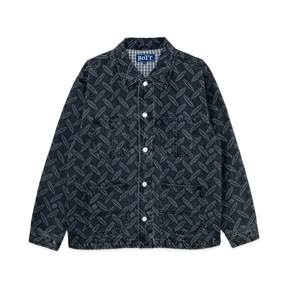 BoTT Plate Denim Jacket "Whased Black"