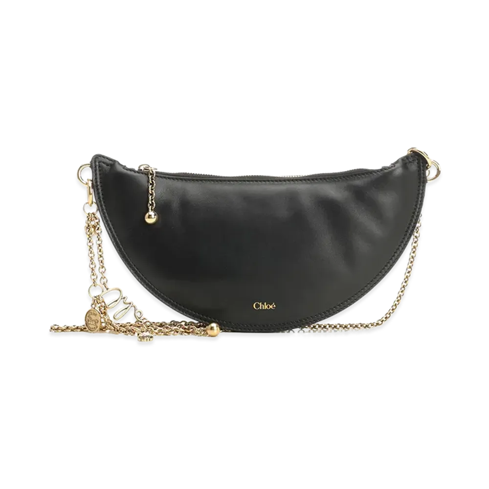 Chloe Women's Icons Mini Leather Shoulder Bag "Black"