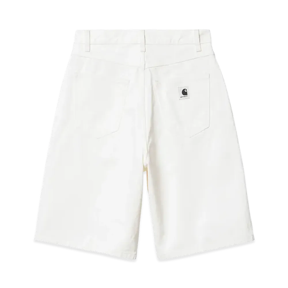 Carhartt WIP Women's Brandon Short "White(Rinsed)"