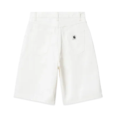 Carhartt WIP Women's Brandon Short "White(Rinsed)"