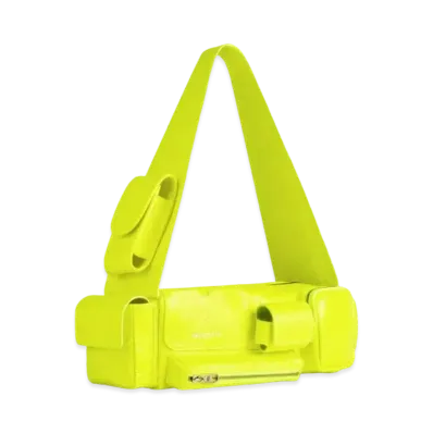 BALENCIAGA Superbusy XS Sling Bag "Neon Yellow"