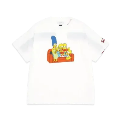 FACETASM The Simpsons Rib Big Tee "White"