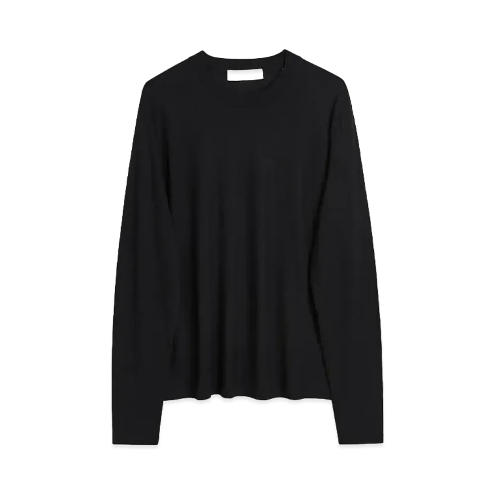 OUR LEGACY Hover Longsleeve Dry Crepe "Black"