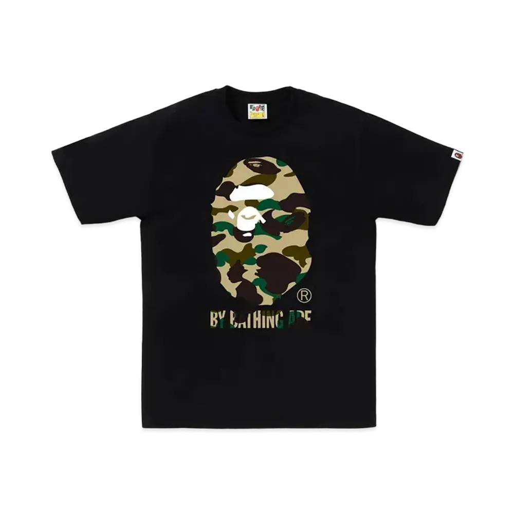 A BATHING APE 1St Camo By Bathing Ape Tee "Black/Yellow"