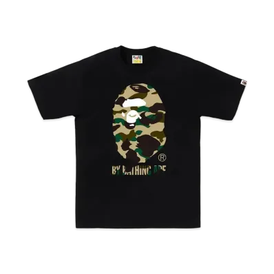 A BATHING APE 1St Camo By Bathing Ape Tee "Black/Yellow"