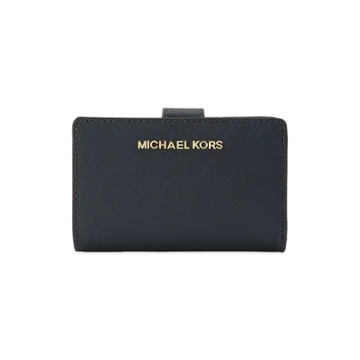 MICHAEL KORS Women's MD Bifld ZP CN Wallet "Navy"
