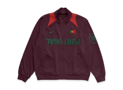 Travis Scott Cactus Jack x Nike Portugal Total 90 Anthem Jacket "Burgundy"