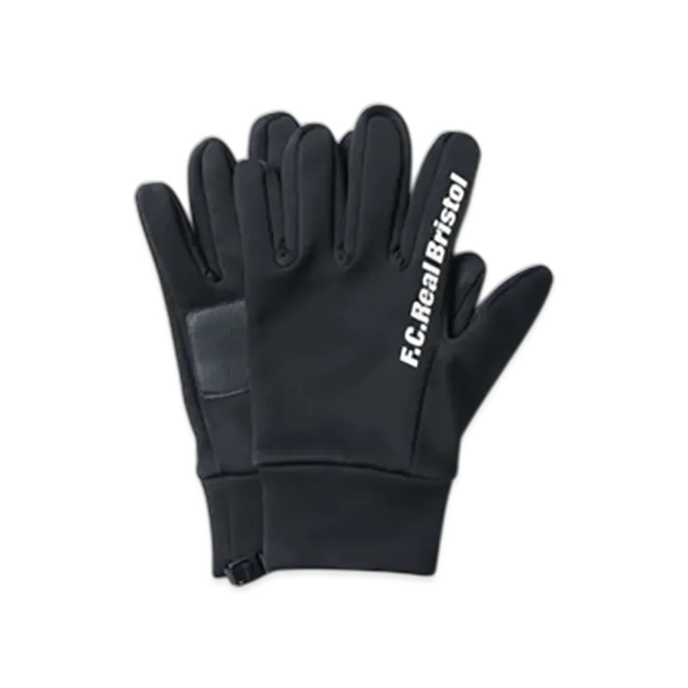 F.C.Real Bristol Stretch Fleece Touch Gloves "Black"