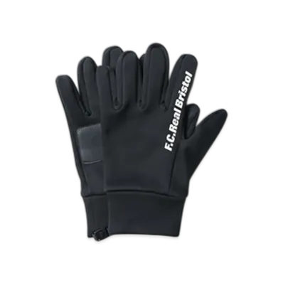 F.C.Real Bristol Stretch Fleece Touch Gloves "Black"