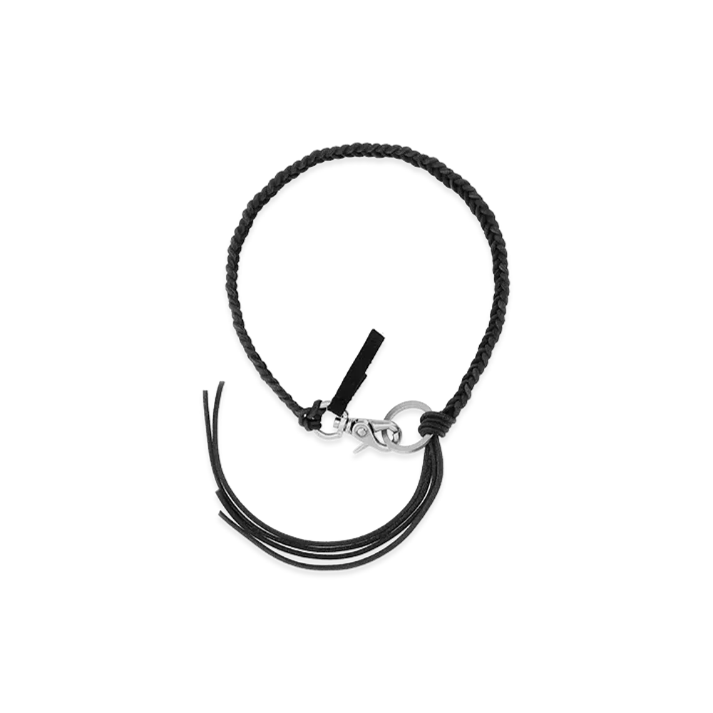 OUR LEGACY Leather Ladon Necklace "Black"