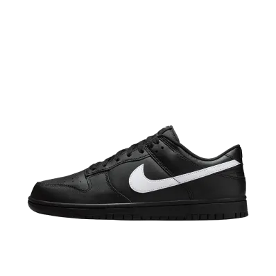 Nike Dunk Low "Black/White/Swoosh"
