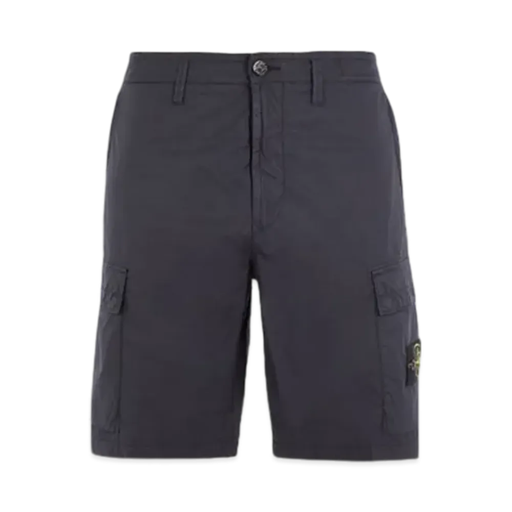 Stone Island L0803 Regular Fit Cargo Bermuda Shorts - 24SS "Blue"
