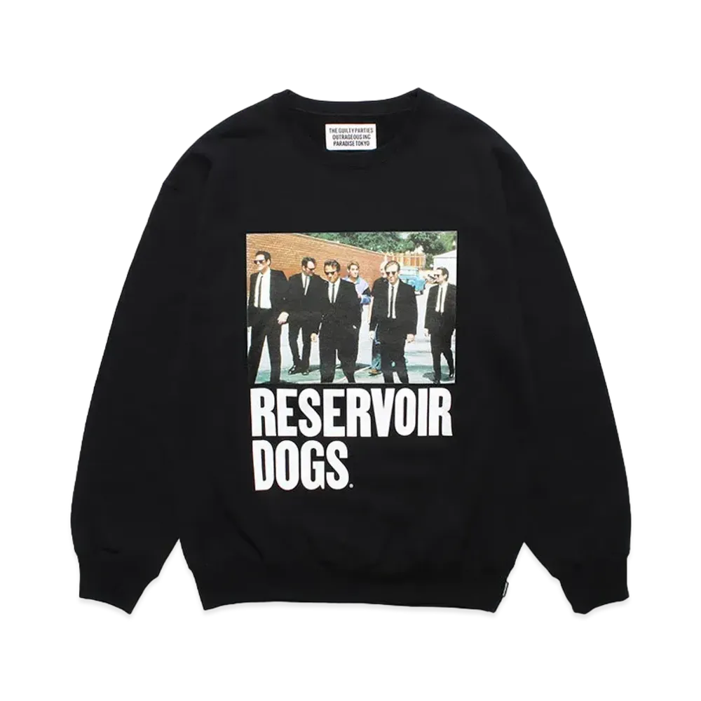 WACKO MARIA Reservoir Dogs / Heavy Weight Crew Neck Sweat Shirt "Black"