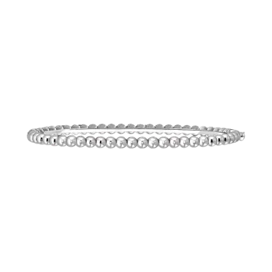 Van Cleef & Arpels Perlee gold pearl bracelet medium model "18K White gold"