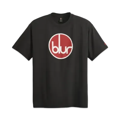 Levi's x Blur Round Logo T-shirt "Caviar"