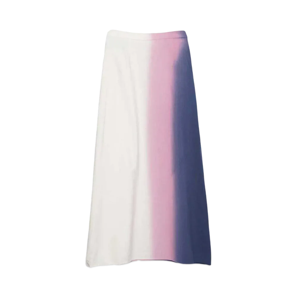 HTH tie dye long skirt "Pink"