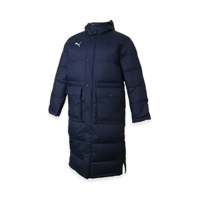 PUMA teamLIGA Long Down Coat "Navy"