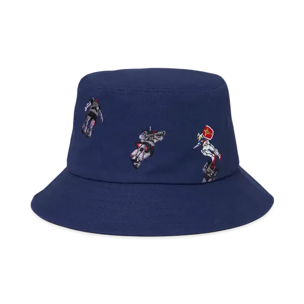 graniph x STRICT-G/Mobile Suit Gundam Stepping Stool Bucket Hat "Navy"