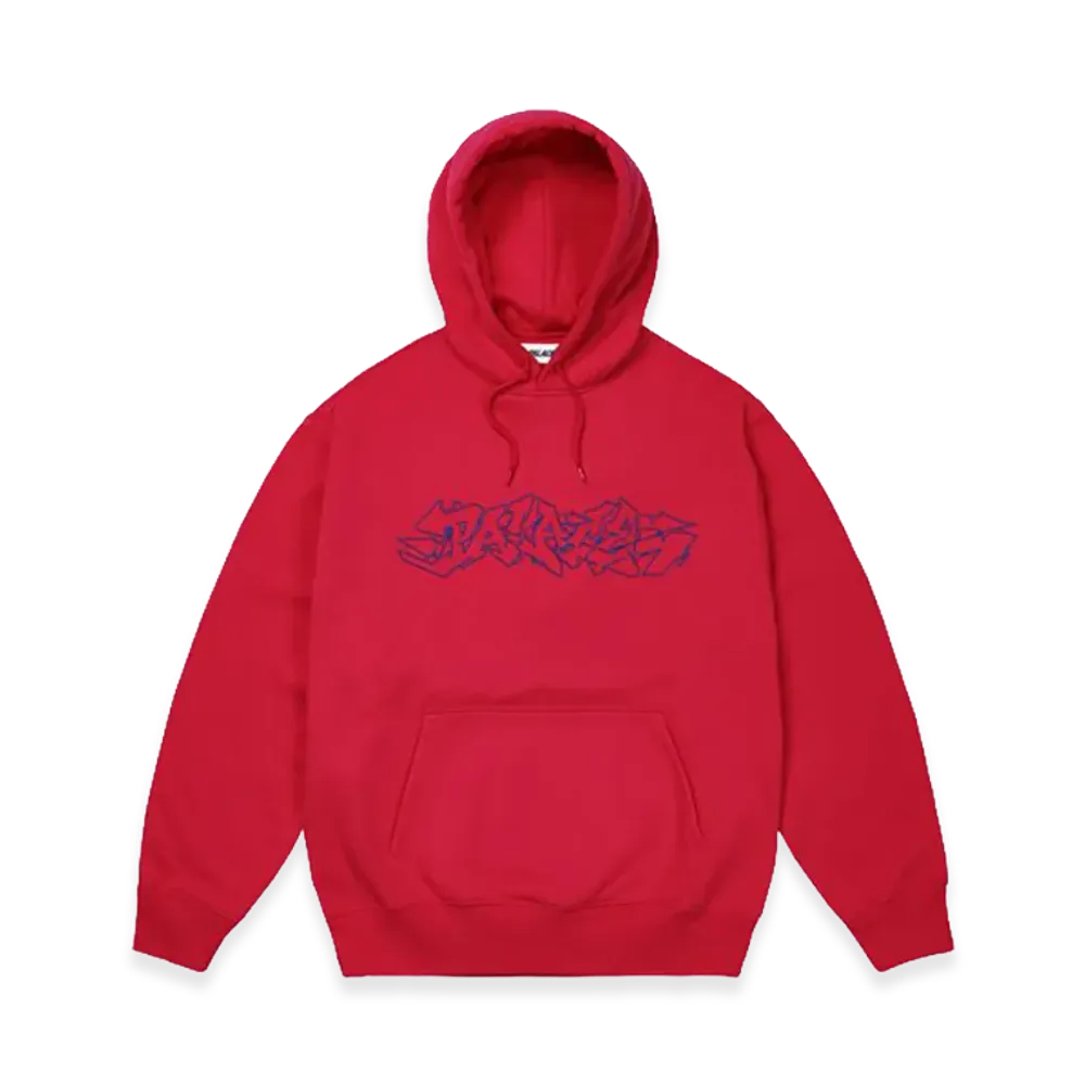 PALACE P3 Piece Hood "True Red"