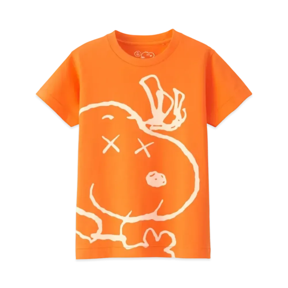Uniqlo x KAWS x Peanuts Snoopy Face Tee "Orange"