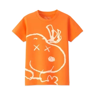 Uniqlo x KAWS x Peanuts Snoopy Face Tee "Orange"