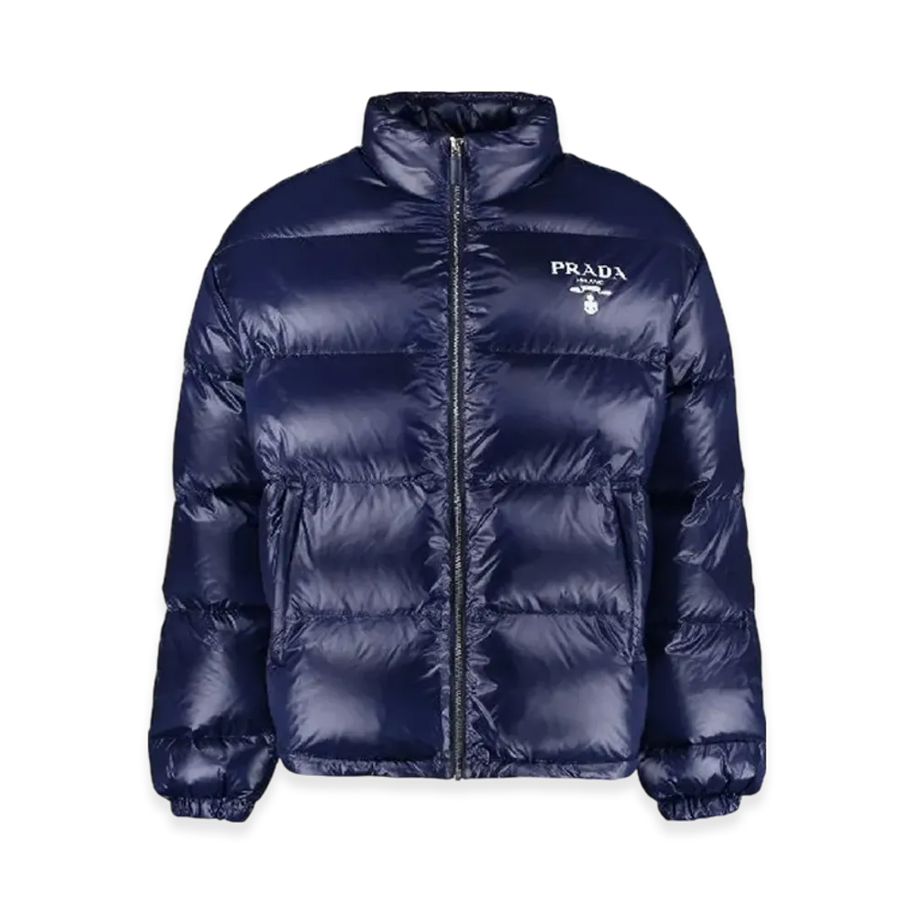 PRADA Re-Nylon Padded Down Jacket "Blue"