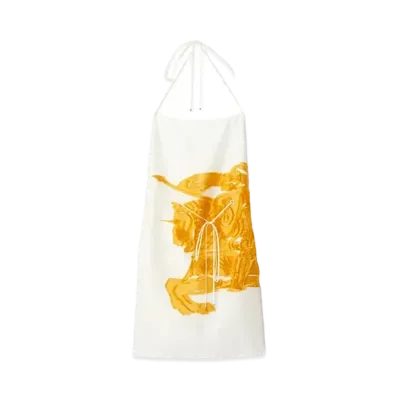 Burberry Women's EKD Silk Blend Dress "Sunflower"