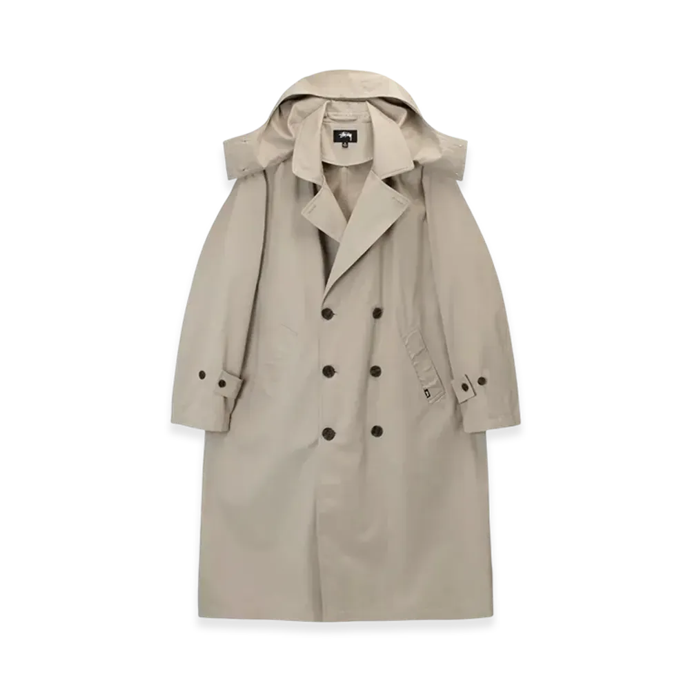 Stussy Solar Trench Coat "Khaki"