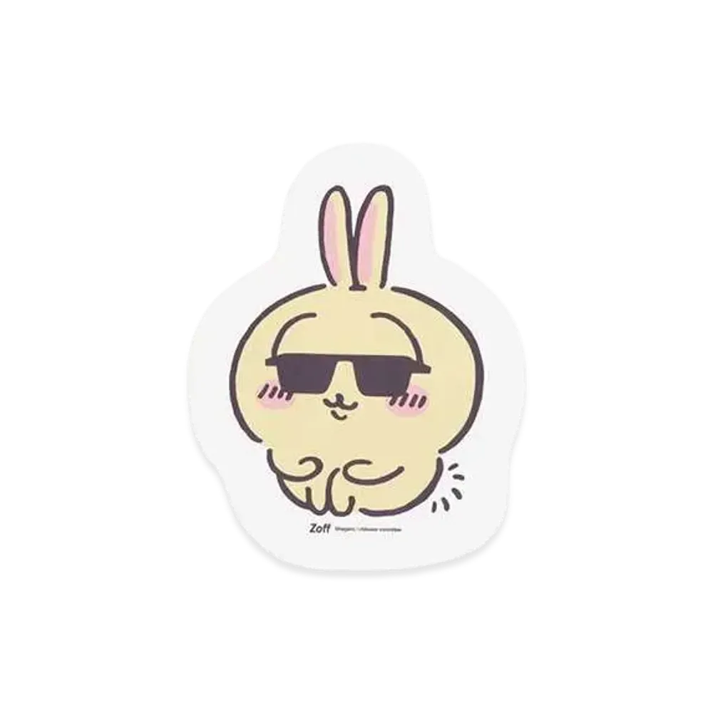 Zoff x Chiikawa 2 Cleaning Glasses Usagi Model "Yellow"